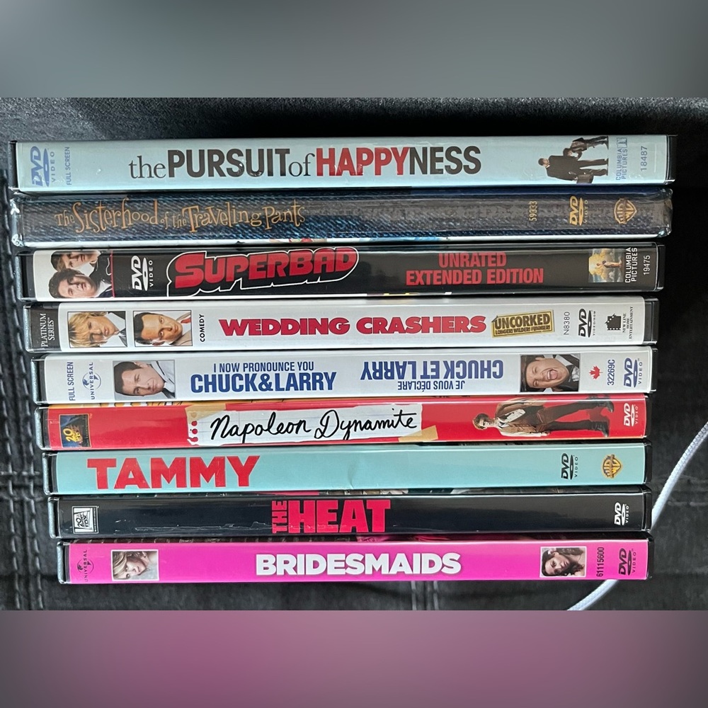 LOT of 9 DVDs - variety but mostly humor